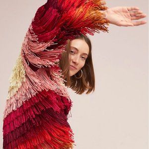 Anthropologie Moran Fringed Jacket